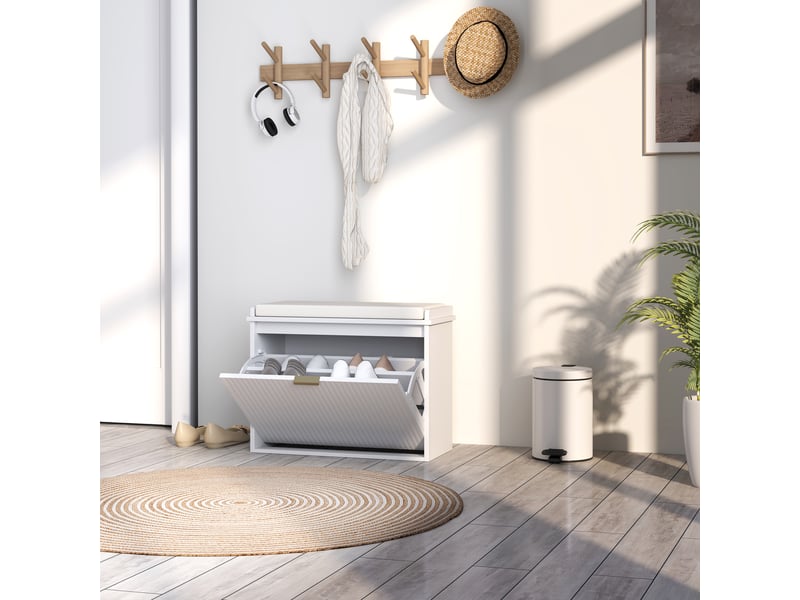 Banc Chaussures Compact Meuble Chaussures Avec Banquette Design 