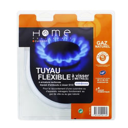 Tuyau De Gaz Naturel 1,50 M Avec Garantie 10 Ans - TNC150 - Pour Table De Cuisson, Four - Compatible G1/2