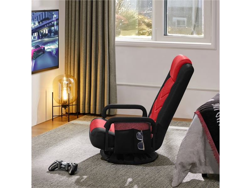 Chaise Gaming Ergonomique JUMMICO Avec Massage Lombaire - Dossier Inclinable 90-150°, Assise Large 50 Cm, Poids Max 150 Kg - Pour Jeux Et Bureau, Blanc - 10