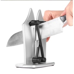Aiguiseur à Couteaux 3 Phases Manuel - Design Ergonomique, Base Antidérapante, Pour Couteaux De Cuisine - 4