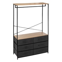 Portant Vêtements Avec Roulettes SONGMICS - 130kg Charge - Tringle Extensible 110-150cm