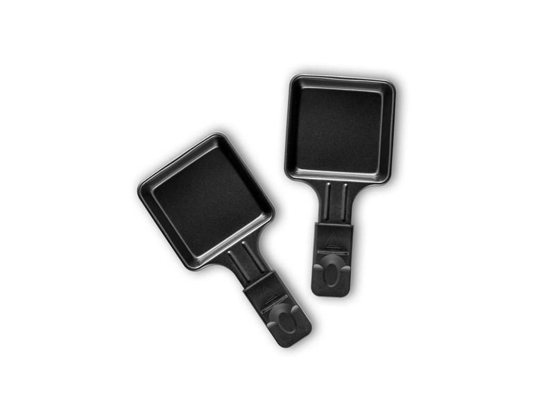 Poêlons Raclette Rectangulaires Céramique - Lot De 2, Pour Appareils Lagrange Transparence
