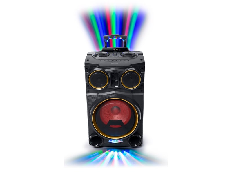 Enceinte Bluetooth Portable MUSE M-1938 DJ - 500W - Lumière RGB - Radio FM - Pour Fêtes Et Soirées