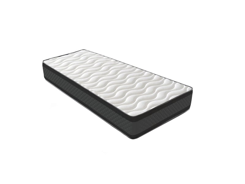 Matelas Novilla 90x200cm En Mousse 7 Zones - Réversible été/hiver - 14cm D'épaisseur