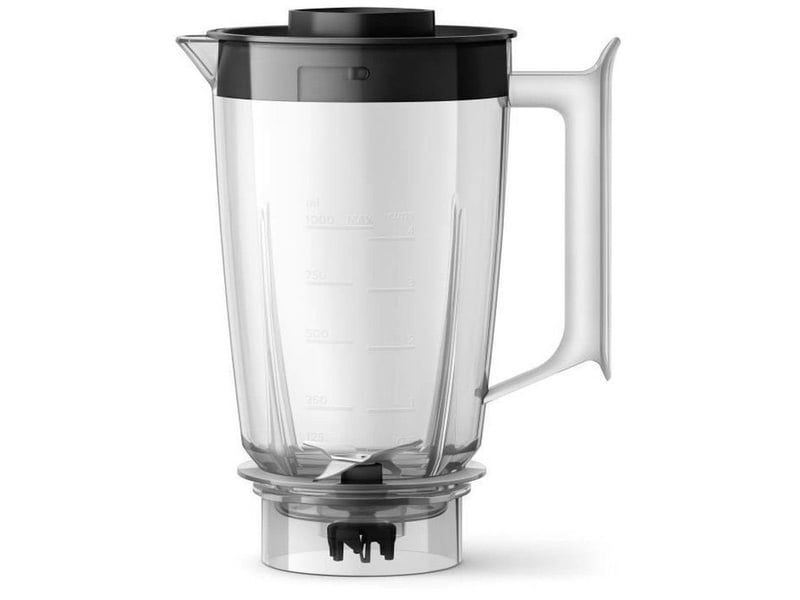 Blender Philips HR2041 1.9L 450W - Bol Plastique Blanc - Système ProBlend - 1 Vitesse + Turbo