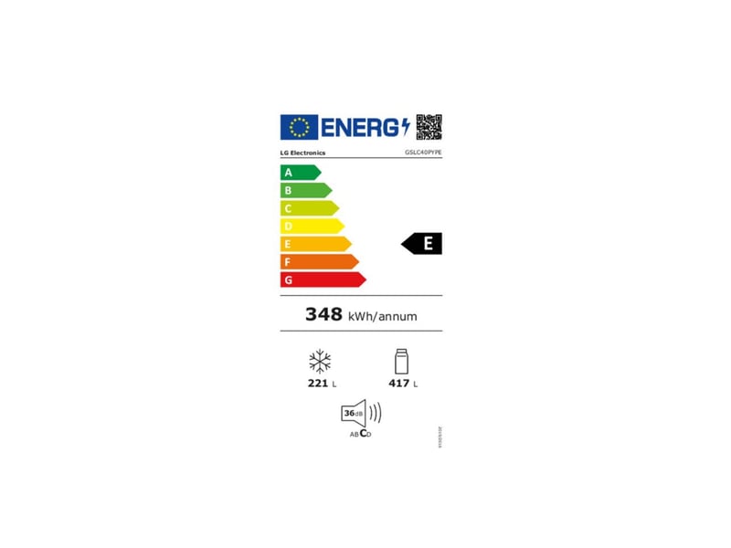 Réfrigérateur Américain LG GSLC40PYPE - 638L Total No Frost, Fabrique à Glace Intégrée