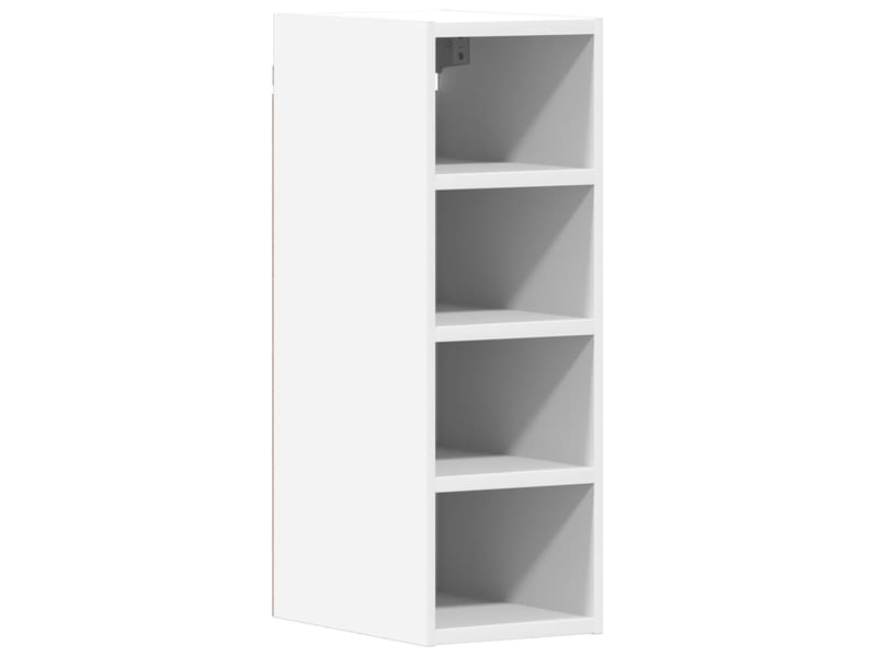Armoire Suspendue Cuisine Riga - Bois D'ingénierie Blanc, 20x29,5x60 Cm, Charge Max 90 Kg - Gain De Place Mural - 5