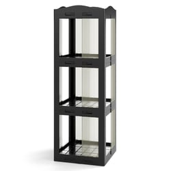 HOMCOM Libreria A Cubi 7 Ripiani 50x24x106 Cm – Scaffale Moderno In Truciolato Color Noce Con Sistema Antiribaltamento