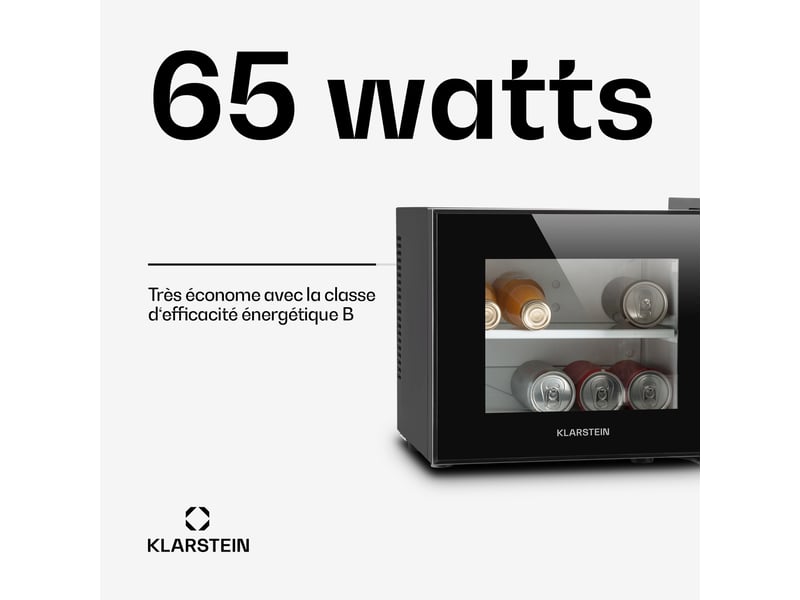 KLARSTEIN Mini Frigo de Chambre,Frigo à Bière,Mini Bar,Refrigerateur
