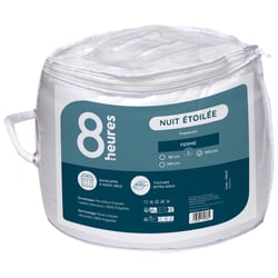 Traversin Grand-mère Mortreux 140 Cm - Garnissage Fibre Siliconnée 900g - Lavable - Fabriqué En France