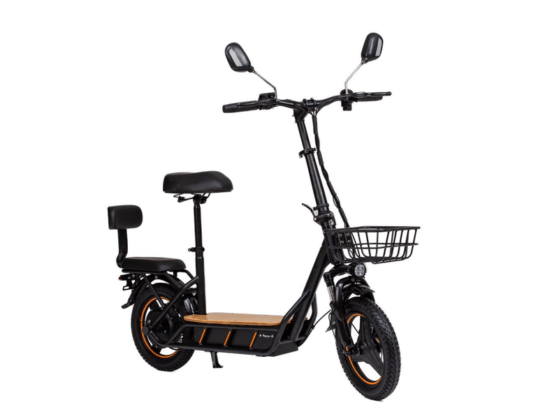 Trottinette Électrique Noire Avec Siège – 800W – Pliable – Pour Adultes – Neuve
