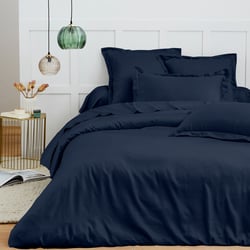 Drap-housse 100% Coton Égyptien 1000 Fils - Poche Profonde 38 Cm, Élastique Tout Autour, Taille Super King 180x200 Cm