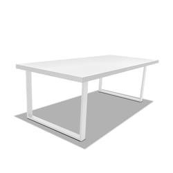 Table Extensible Caladora 140/190x90 Cm - Blanc, Multi-positions, Idéale Salle à Manger Ou Bureau