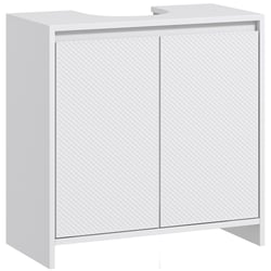 WOLTU Étagère D'Angle 5 Niveaux Blanc - Meuble Rangement Avec Porte, 158cm