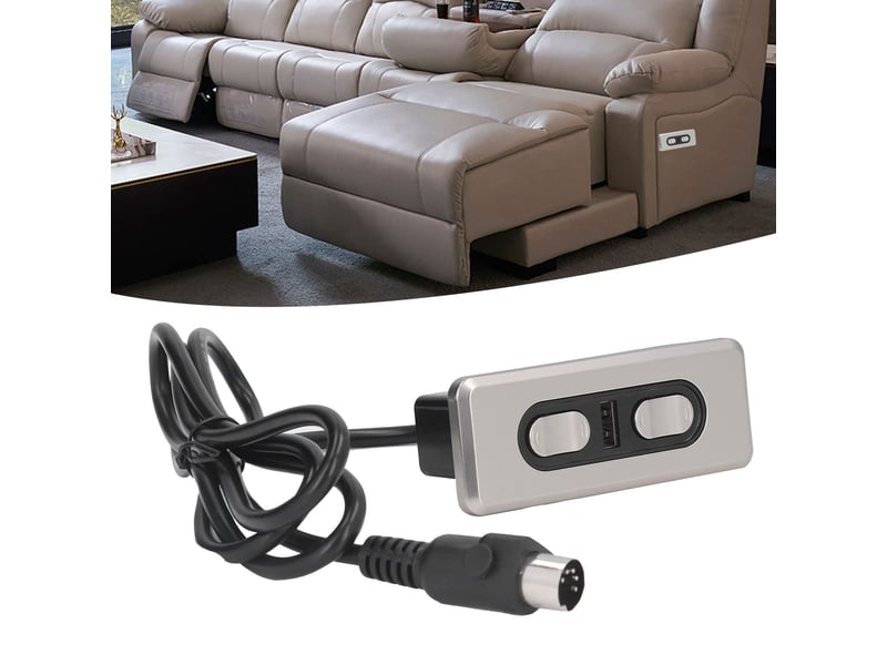 Télécommande Canapé Électrique 2 Boutons Avec Port USB - 12-29V