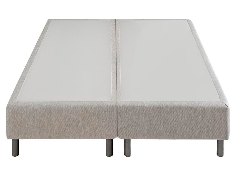 Sommier Simmons AIRSOM 2x80x200cm - À Lattes - Gris - Fabriqué En France