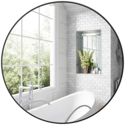 Miroir Austin En Bois D’hévéa Couleur Noyer – Forme Organique, Orientation Horizontale Ou Verticale, 90 Cm - 10