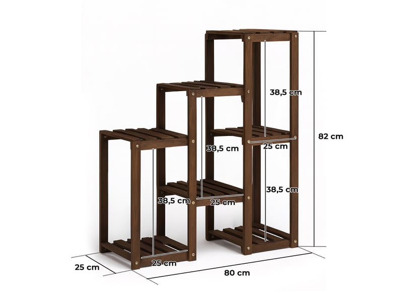 HOMASIS Étagère Pour Plantes D'intérieur, étagère Verticale