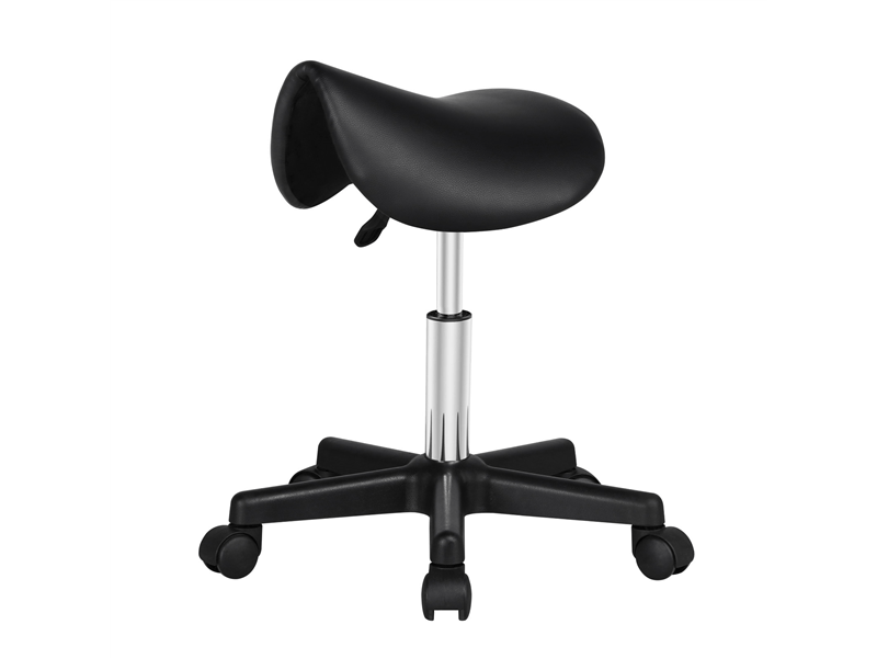 Mophorn Tabouret de selle avec roulettes, chaise ergonomique réglable en hauteur, capacité de