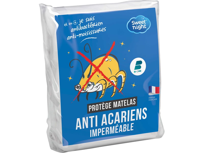 Protège-matelas 160x200 - Housse Matelassée, Silencieuse, Anti-acariens, Respirante, Coins élastiques