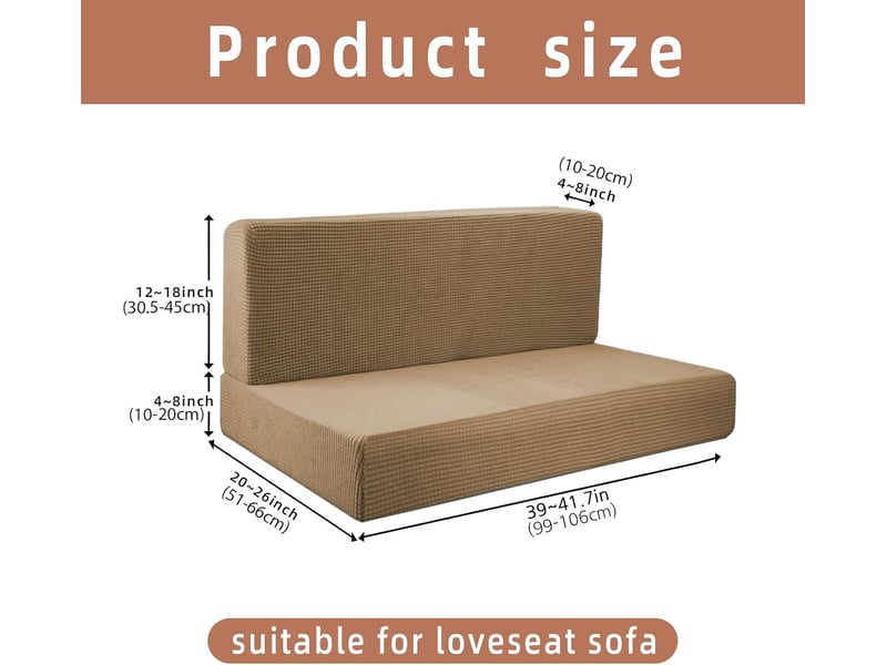 Housse Room Essentials Pour Canapé-lit Futon 72x48x6 Pouces - Rouge Polyester - Neuf
