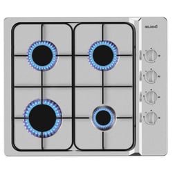 Beko HDCG 32220 FX Plaque de cuisson à gaz 2 zones 30 cm Inox
