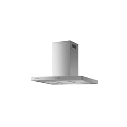 Hotte Aspirante Ilôt Ciarra 700 M³/h - Classe A+++ - Commande Tactile Et Wi-Fi - Verre Dépoli Marbré - 48 Cm - Extrêm Silencieuse