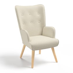 Fauteuil à Bascule D'allaitement Rembourré Relax Pour Salon En Velours Blanc Dec028891 86246537