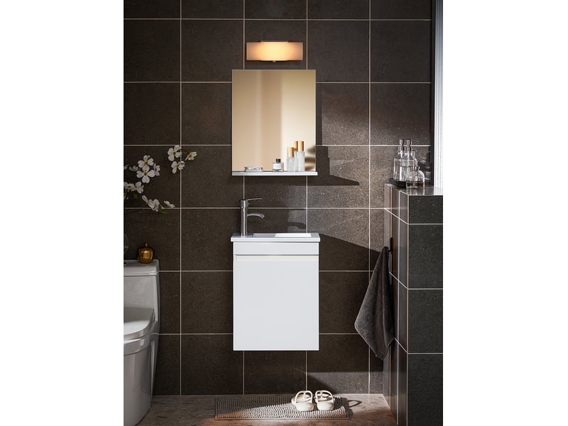 BZR169-N Meuble Suspendu pour Lavabo Armoire de Salle de Bain av
