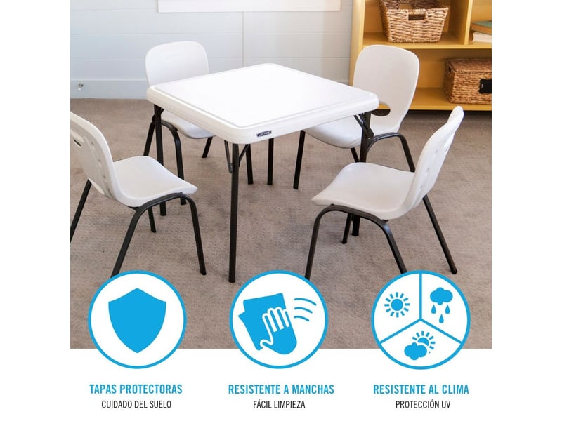 Jouets Ecoiffier Table Pic Nic + 2 Tabourets Avec Accessoires - Jeu Plein Air Enfants Dès 12 Mois, Fabriqué En France