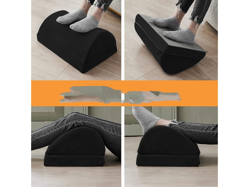 Coussin repose-pieds réglable en forme de coin avec 2 hauteurs optionnelles Coussin repose-pieds réglable en forme de coin avec 2 hauteurs optionnelles
