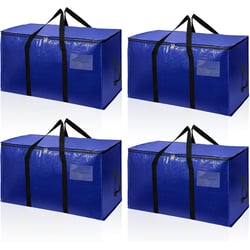 Lot De 5 Sacs De Rangement Sous Lit 90L - Boîtes Pliables Avec Poignées Renforcées Pour Vêtements Et Couettes
