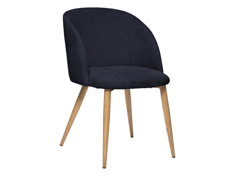 Fauteuil Rembourré Velours Côtelé Beige