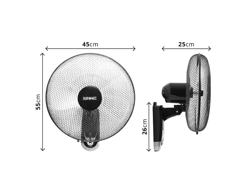 Ventilateur Murial 14" Silent - Avec Télécommande, Timer Et 3 Vitesses