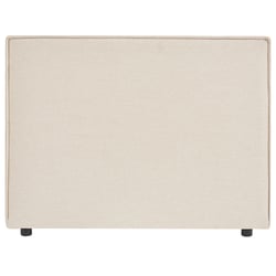 Tête De Lit Rembourrée ELOWA 160 Cm - Tissu Polyester Noir - Pieds En Plastique - Design Moderne - 13