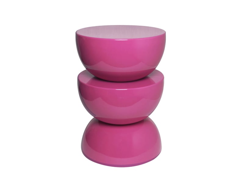 Alice's Home Table D'Appoint Hawa Crème - Bout De Canapé Métal 29.5 X 47 Cm