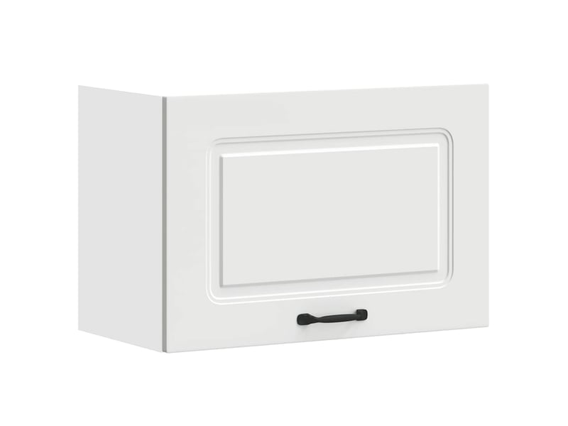 Armoire Murale De Cuisine Kalmar - Dimensions 60x31x60 Cm, Bois D'ingénierie Blanc Brillant - 2 étagères, Charge Max 60kg - 5