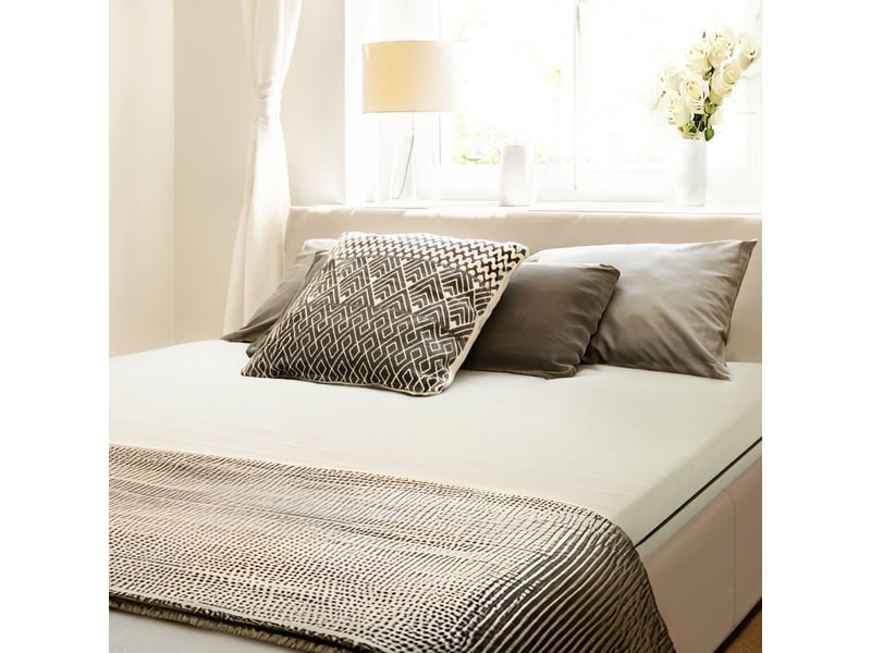 Matelas Supérieur 7 Zones Réversible - Dureté H3 (moyen Ferme) Et H4 (ferme) - Hauteur 21 Cm - Pour Personnes Jusqu'à 120 Kg - 80x200 Cm - Livré Roulé Sous Vide