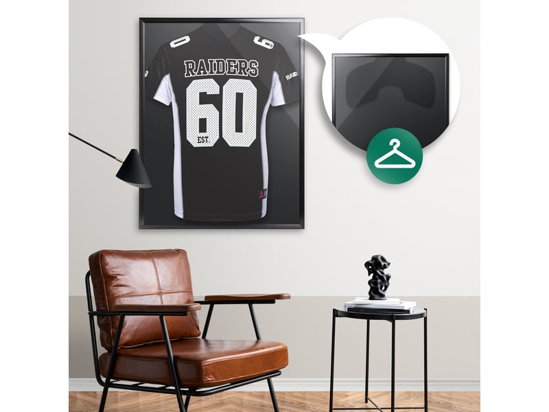 Cadre Pour Maillot De Sport 33x33 Cm, Protection Acrylique - Football, Hockey, Basket, Etc. - 12