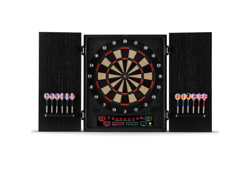 Soldes d'hiver 2026 : oneConcept Masterdarter Jeu de fléchettes électronique Pointe molles -... pas cher