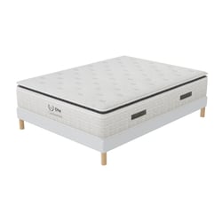 Matelas Mémoire De Forme 140x190 + Sommier 7 Pieds – Confort Haut De Gamme & Soutien Optimal