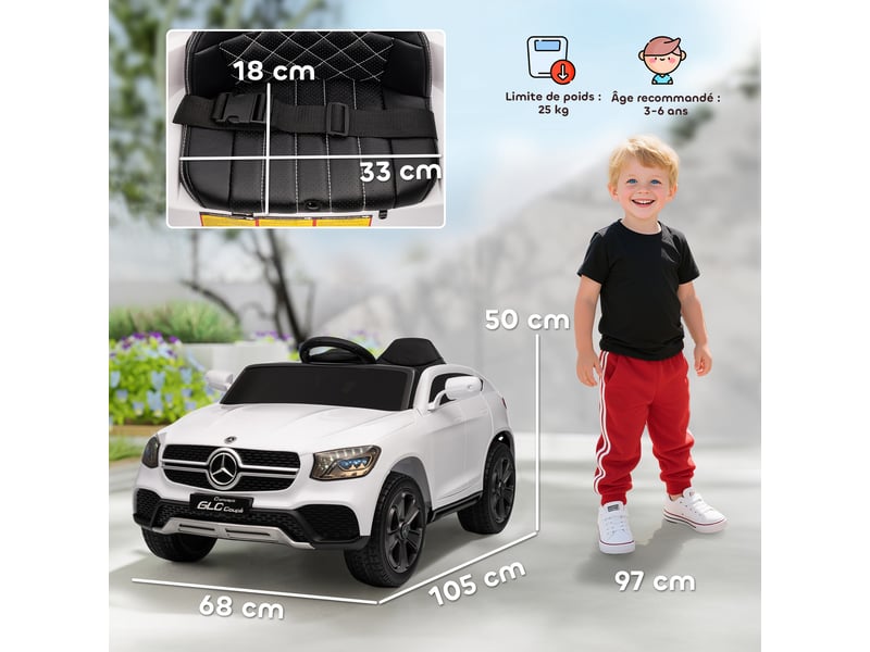 Voiture électrique Enfant Mercedes AMG - Télécommande - Vitesse 5 Km/h - Pour 3 Ans Et + - Noël
