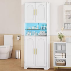 Meuble salle de bain Senyo, 30x174cm, Anthracite, Vicco - Maison