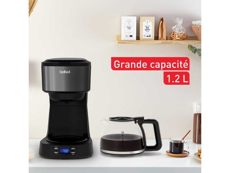 Cafetière filtre programmable TEFAL CM5208/10 - Conforama