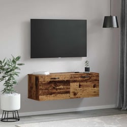 vidaXL Vitrine de Collection en Bois avec Portes 100x8,5x37 cm