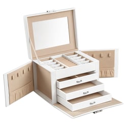 Écrin Blanc Pour Bijoux, Boîte à Bagues - Neuf Avec étiquettes, Marque Générique