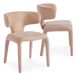 IDMarket Lot De 6 Chaises Mila En Velours Gris Clair - Salle à Manger Moderne Et Confortable