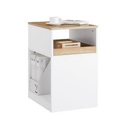 WOLTU Caisson Bureau obile, euble Rangeent, sur roulettes, Docuents avec 3 Tiroirs, Chêne