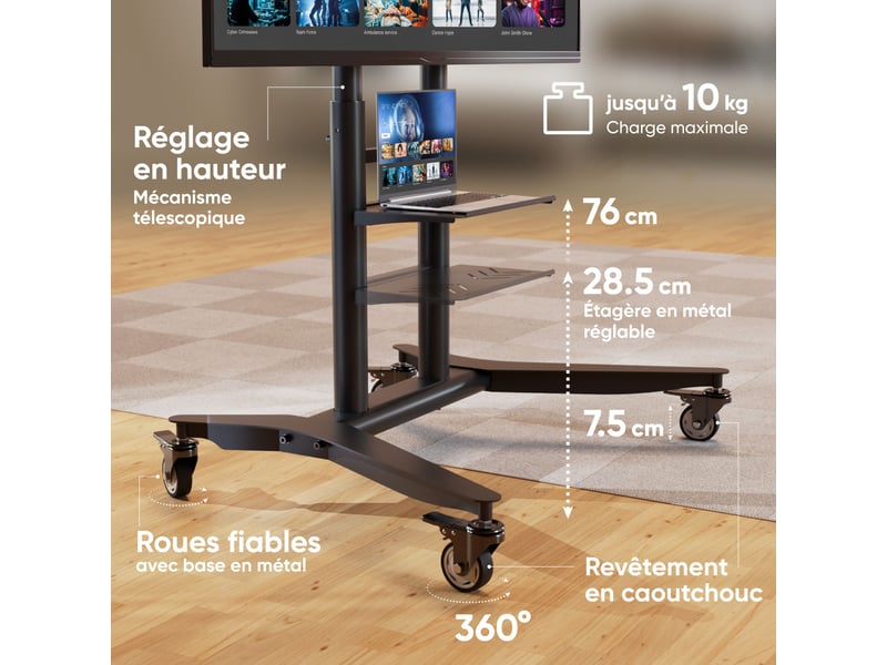 GOTOTOP support mural pour moniteur de télévision CT9003 Support mural GOTOTOP support mural pour moniteur de télévision CT9003 Support mural