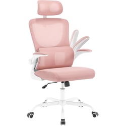 Chaise De Bureau Scandinave Style Tulipe – Pivotante Avec Roulettes – Cuir Végan Violet Pastel – Structure Noire – Hauteur Réglable - 4